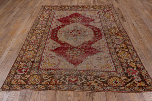 Vintage Oushak Area Rug (5' x 8')